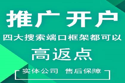 某企业通过搜索开户返点实现盈利增长